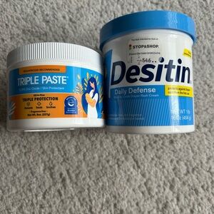 Desitin and Triple Paste Diaper Rash Cream Set